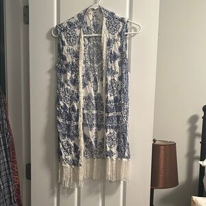 O'Neill small Fringe vest with mandala pattern